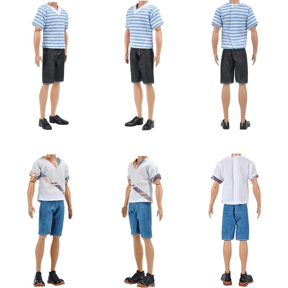 Conjunto de Ropa y Zapatos E-TING para Muñeco 30 cm - 10 Piezas