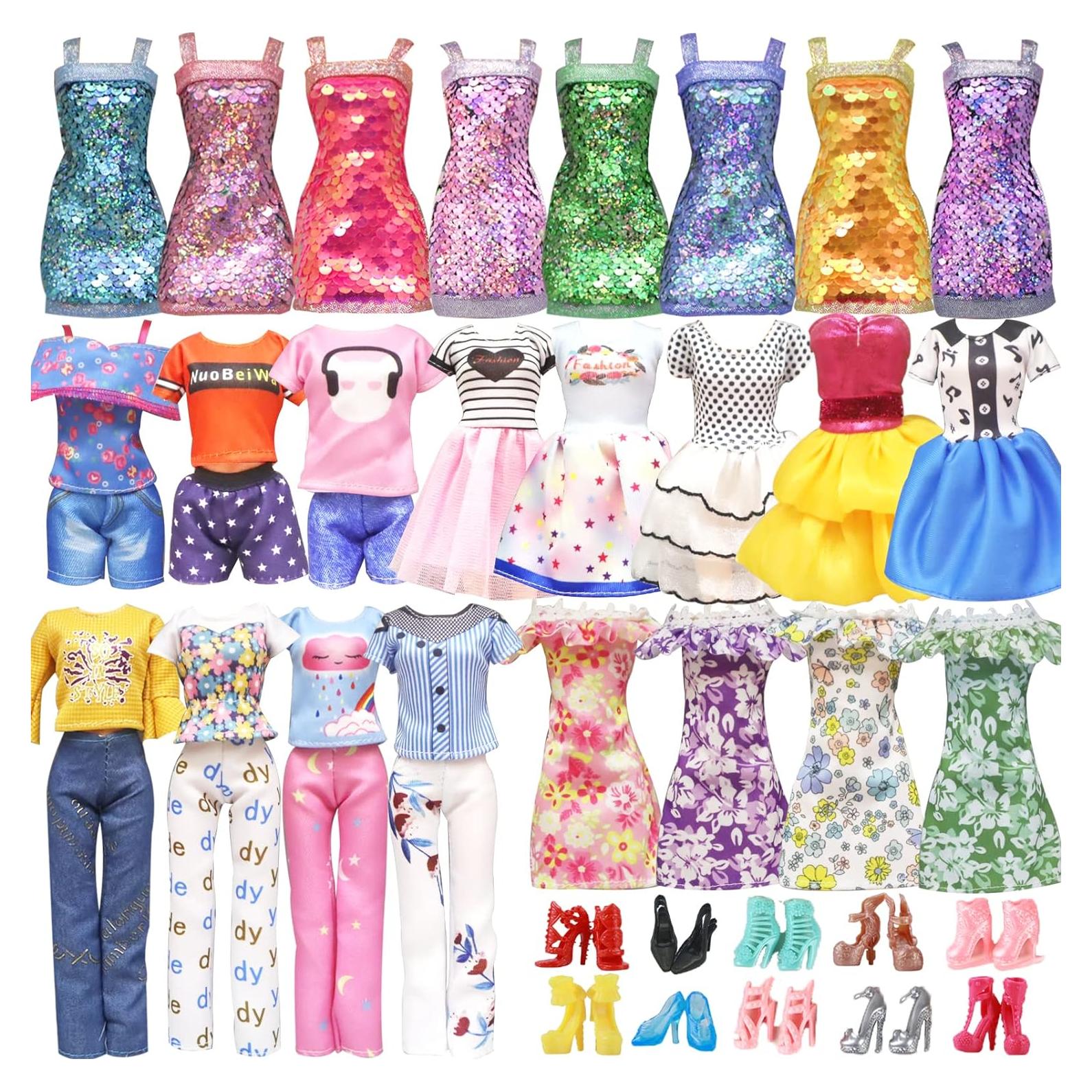 20 Piezas Ropa y Accesorios para Muñecas 29 cm Carreuty