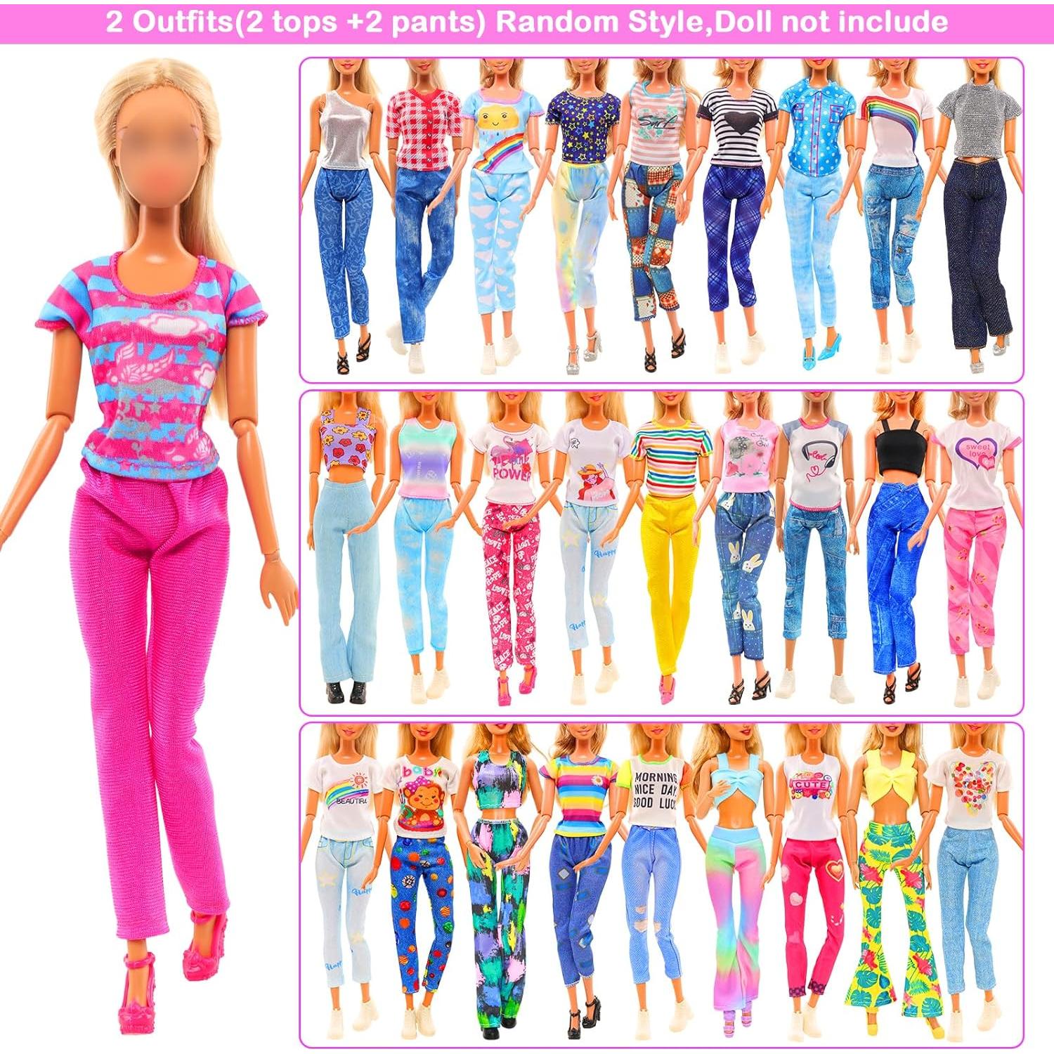 Conjunto de Ropa para Muñecas BARWA 11 Piezas Moda Niña