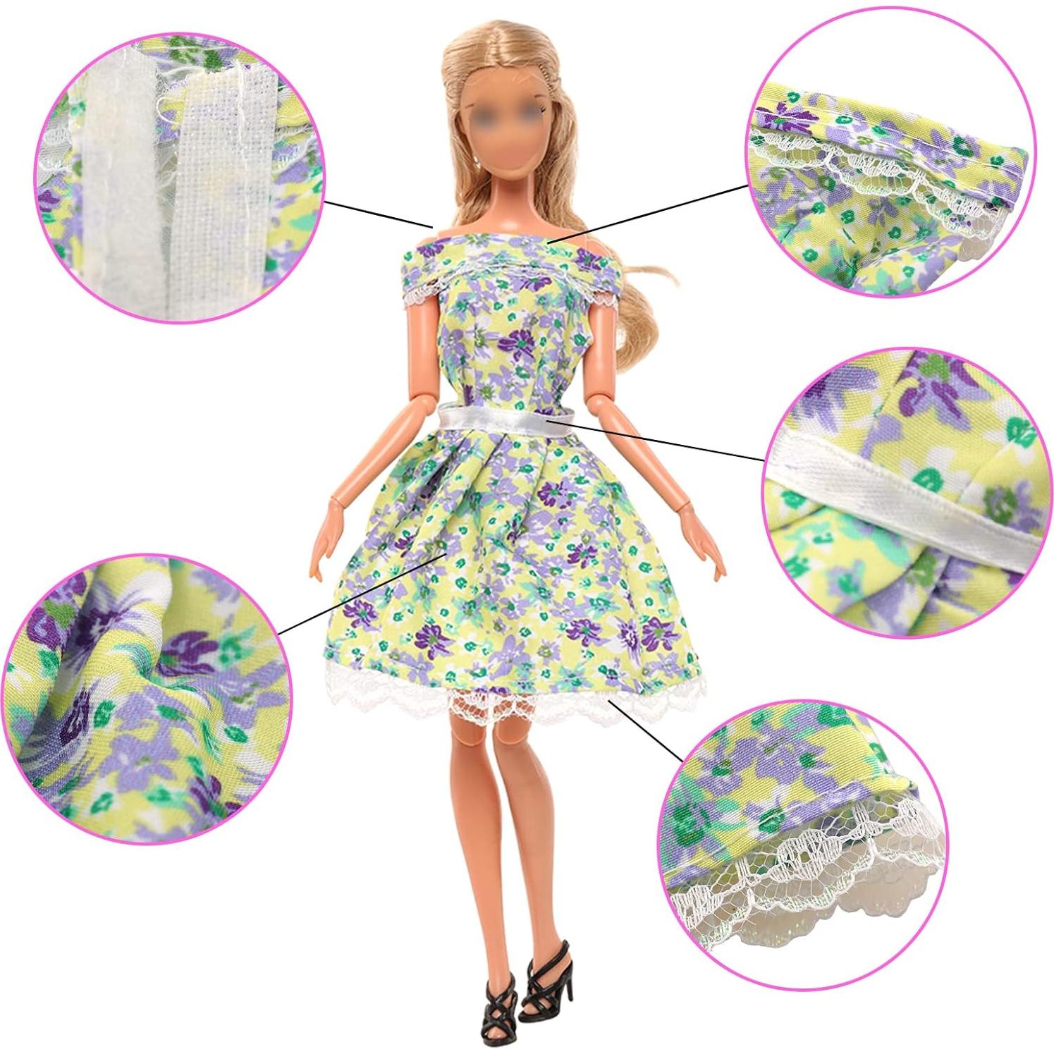 Conjunto de Ropa para Muñecas BARWA 11 Piezas Moda Niña