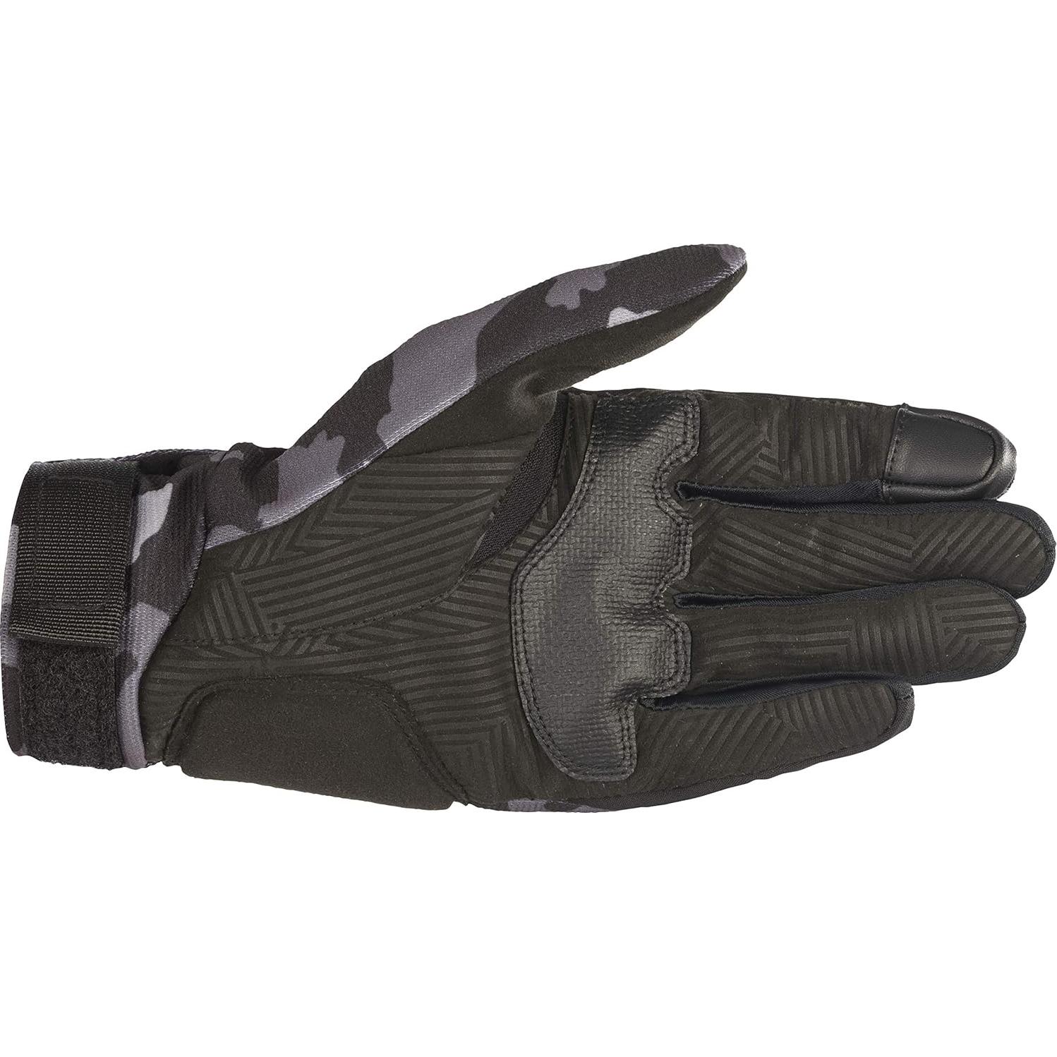 Guante de Motocicleta Alpinestars Reef Negro Gris Camo Pequeño