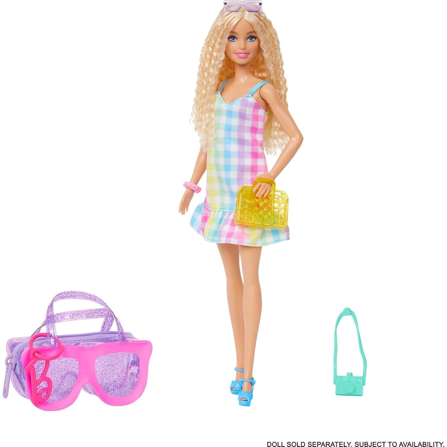 Bolsa de Gafas de Sol Barbie + Vestido Gingham + 5 Accesorios
