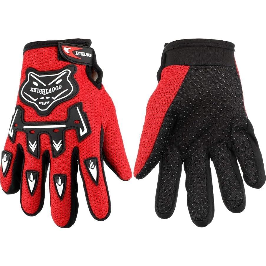 Guantes Off-Road Genéricos ROJOS para Niños - Motocross y Ciclismo