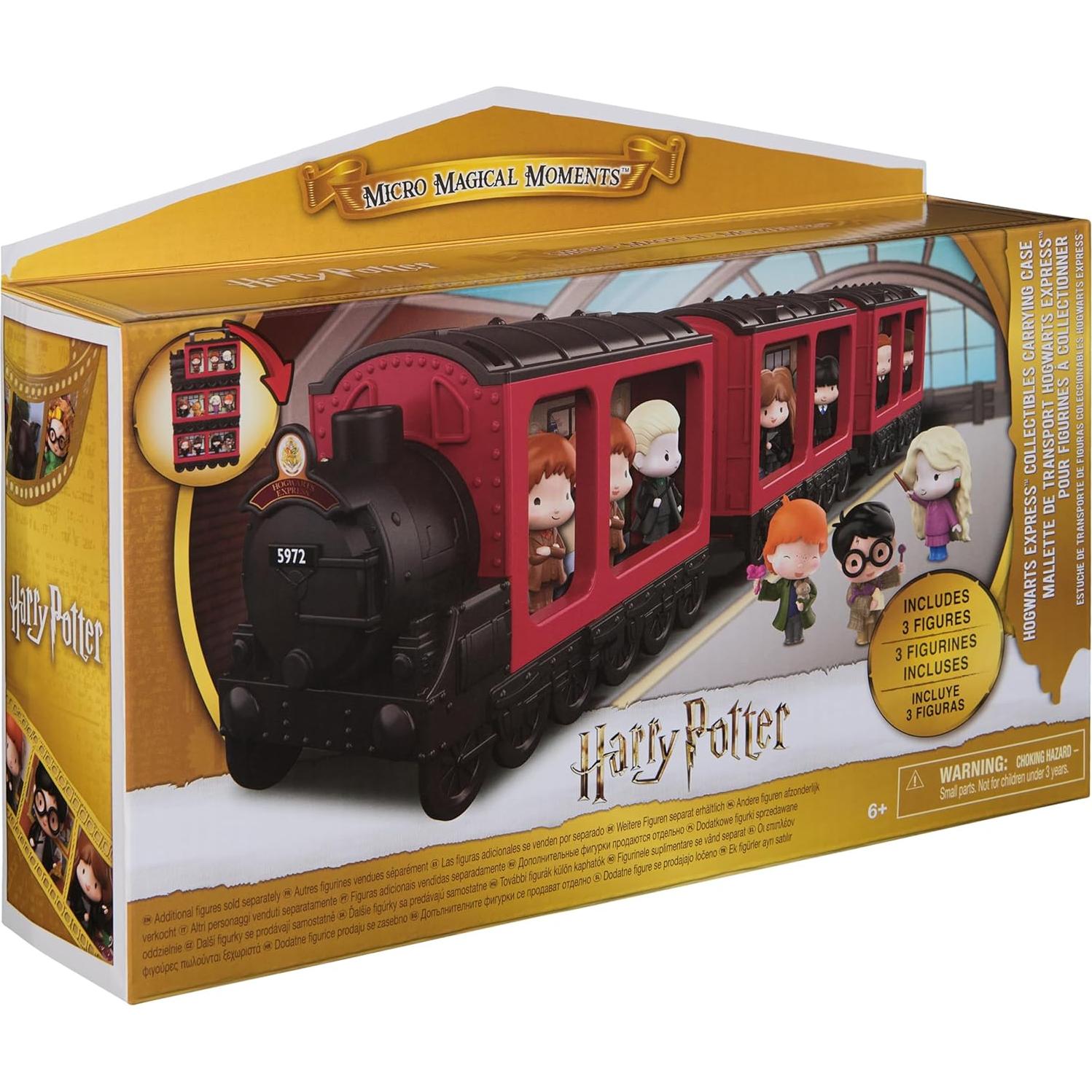 Estuche de Recopilación Harry Potter Expreso de Hogwarts con 3 Figuras