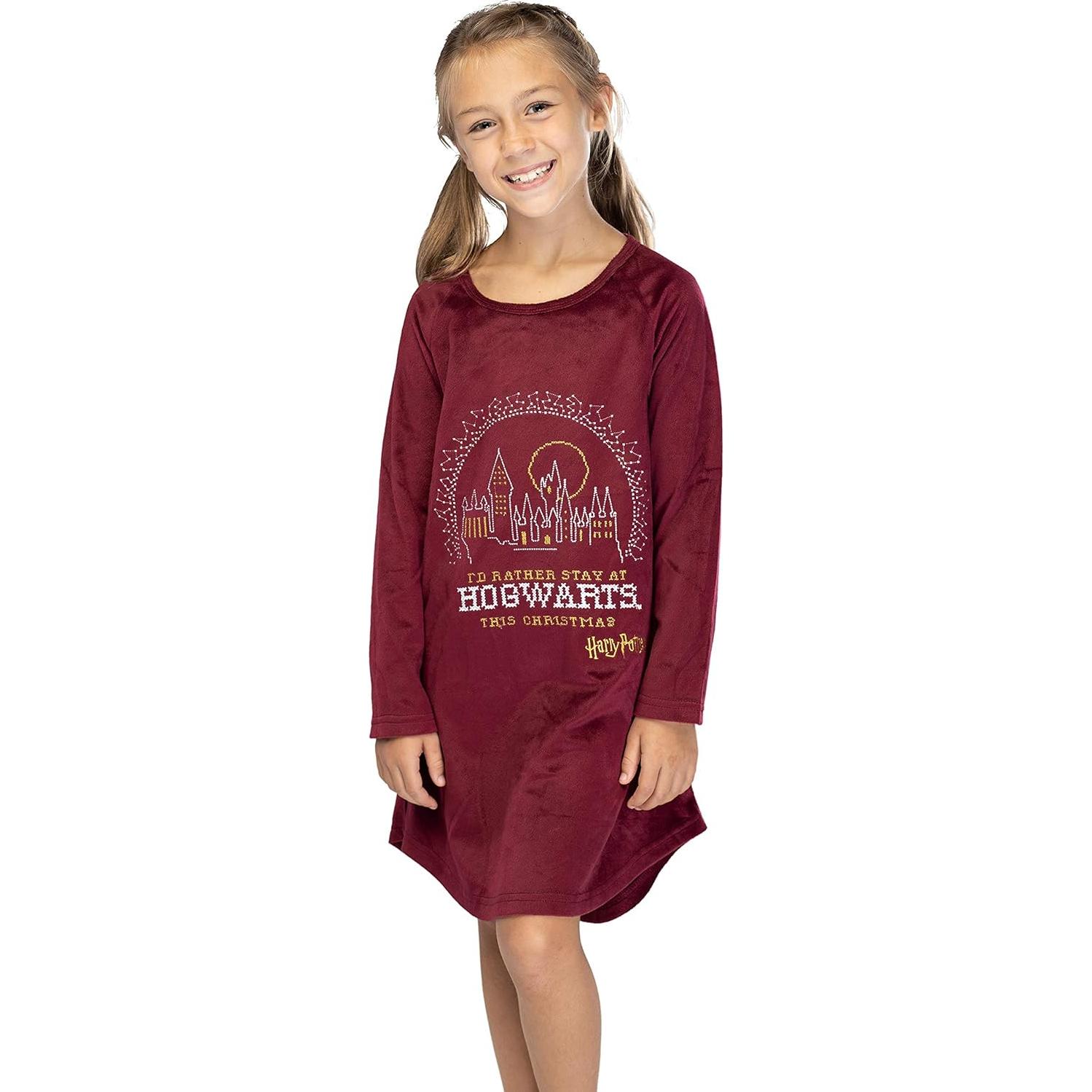 Pijama Harry Potter Intimo Niñas 14 Hogwarts Navidad