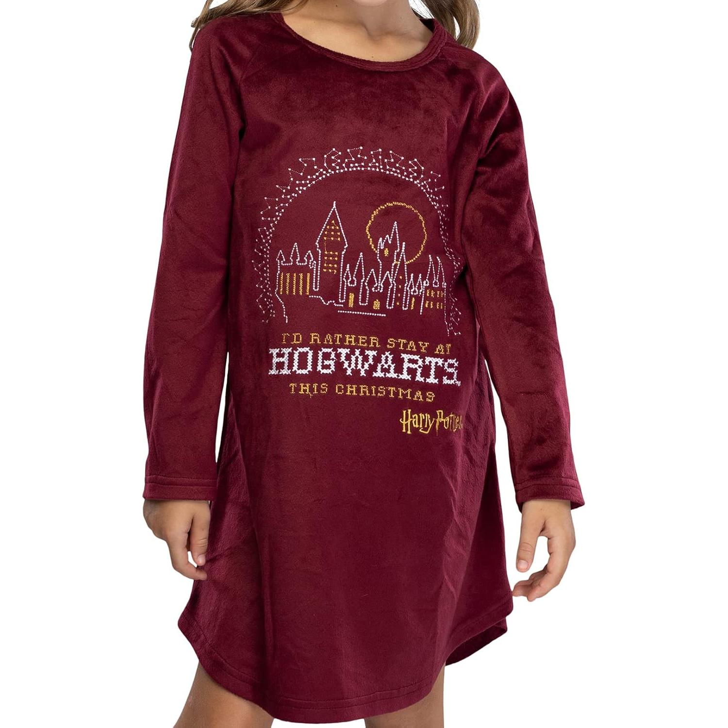 Pijama Harry Potter Intimo Niñas 14 Hogwarts Navidad