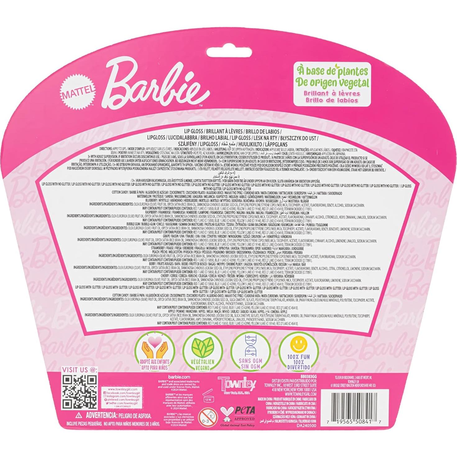 Set de Brillo Labial Townley Girl 12 Piezas para Niñas