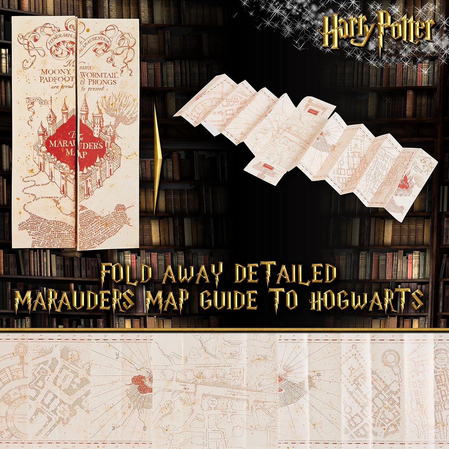 Juego de Papelería Harry Potter con 4 Bolígrafos Varita y Sellos