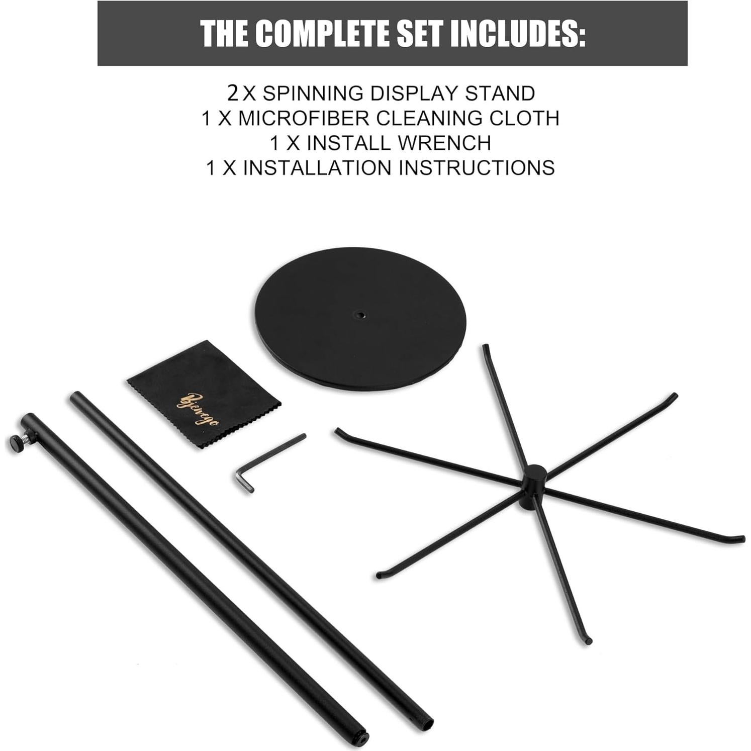 Soporte de Exhibición Giratorio BJEWEGO Ajustable 38-66 cm