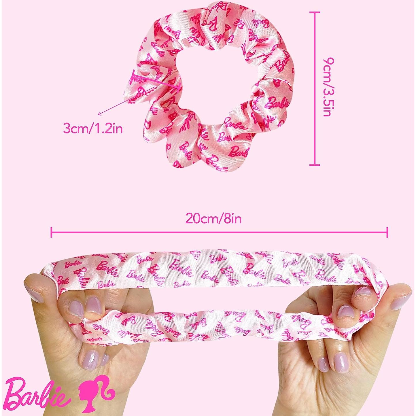 Conjunto de Accesorios para el Cabello Barbie 5 Pcs - Cepillo y Scrunchies