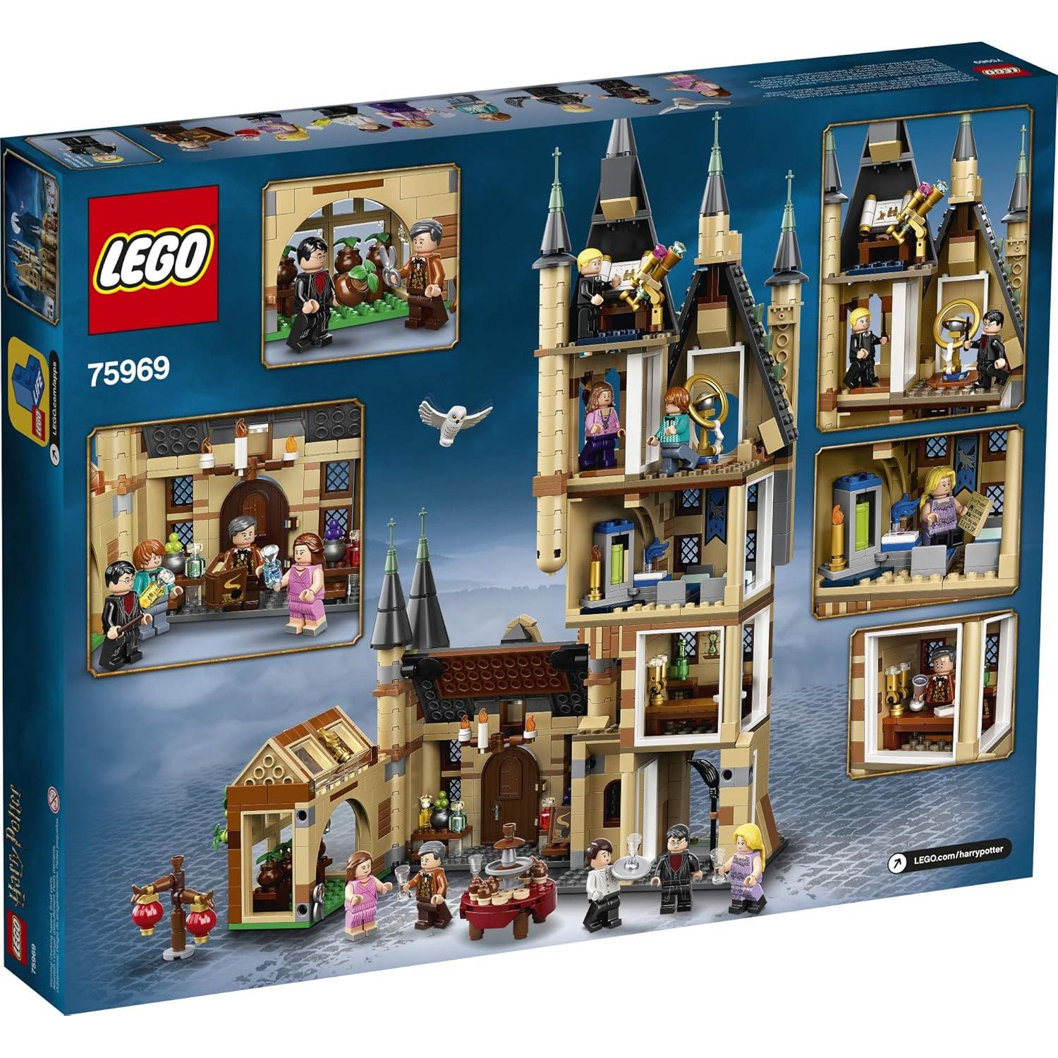 LEGO Harry Potter Torre de Astronomía Hogwarts 75969 con 8 Minifiguras