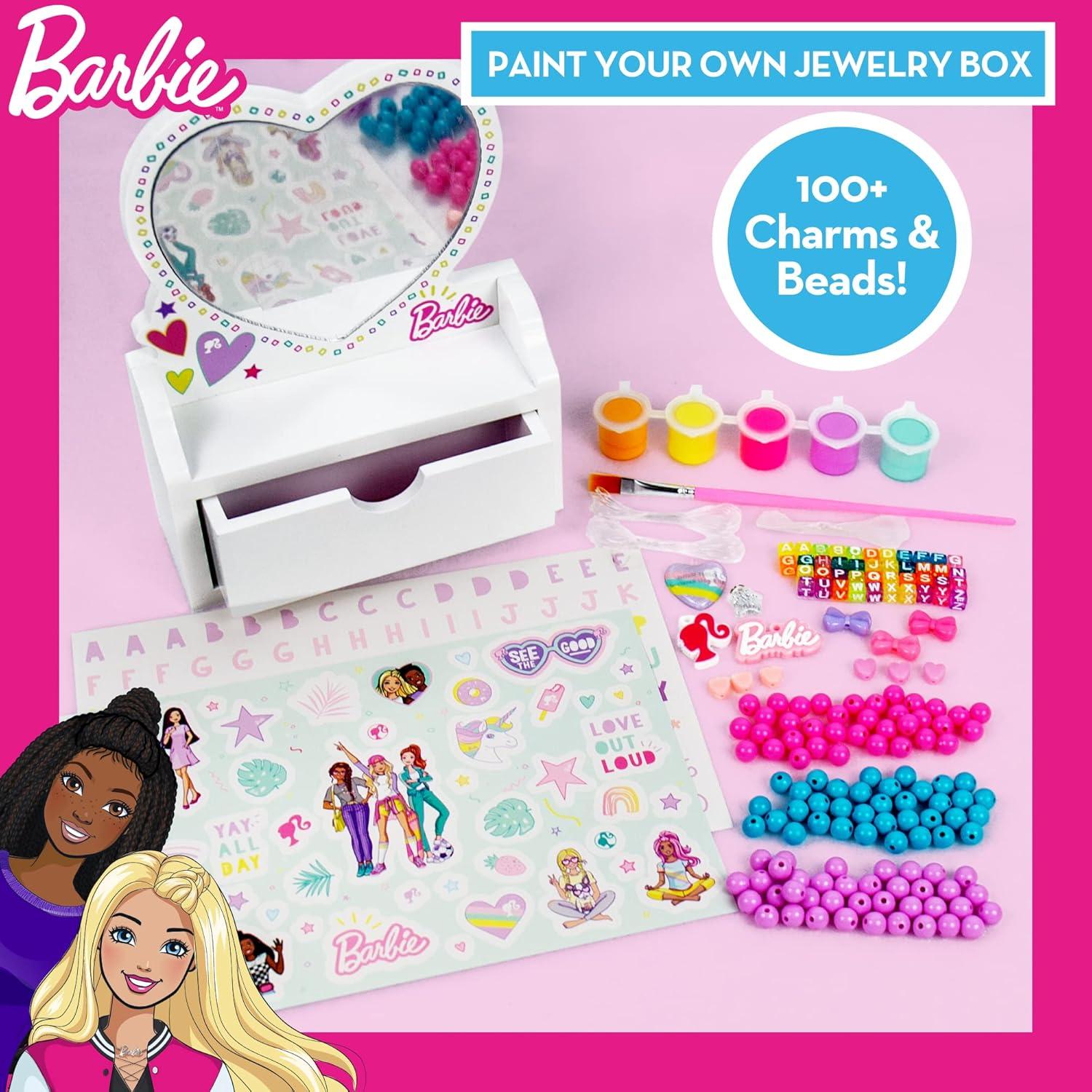 Kit de Manualidades Barbie - Caja de Joyería Personalizable