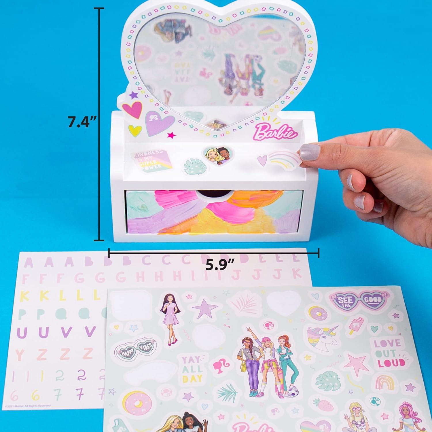 Kit de Manualidades Barbie - Caja de Joyería Personalizable