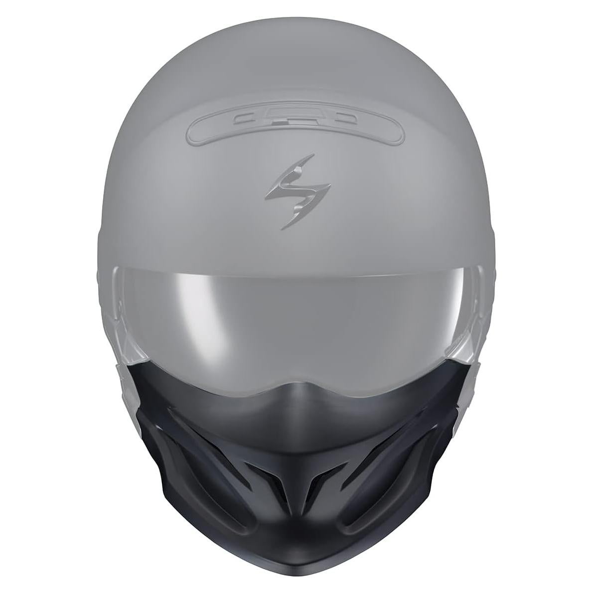 Cubierta de Barbilla ScorpionEXO Covert Negro Mate