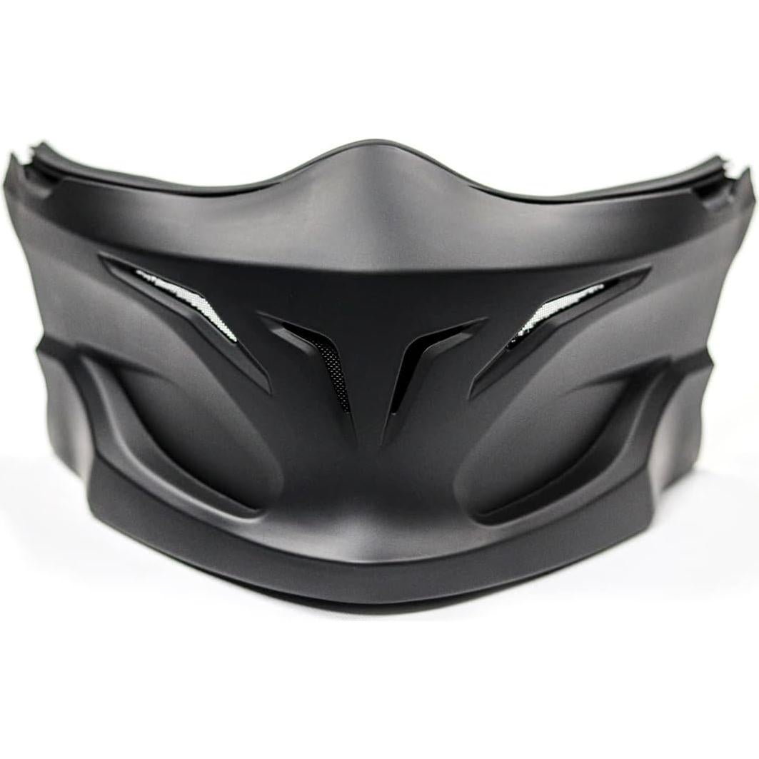 Cubierta de Barbilla ScorpionEXO Covert Negro Mate