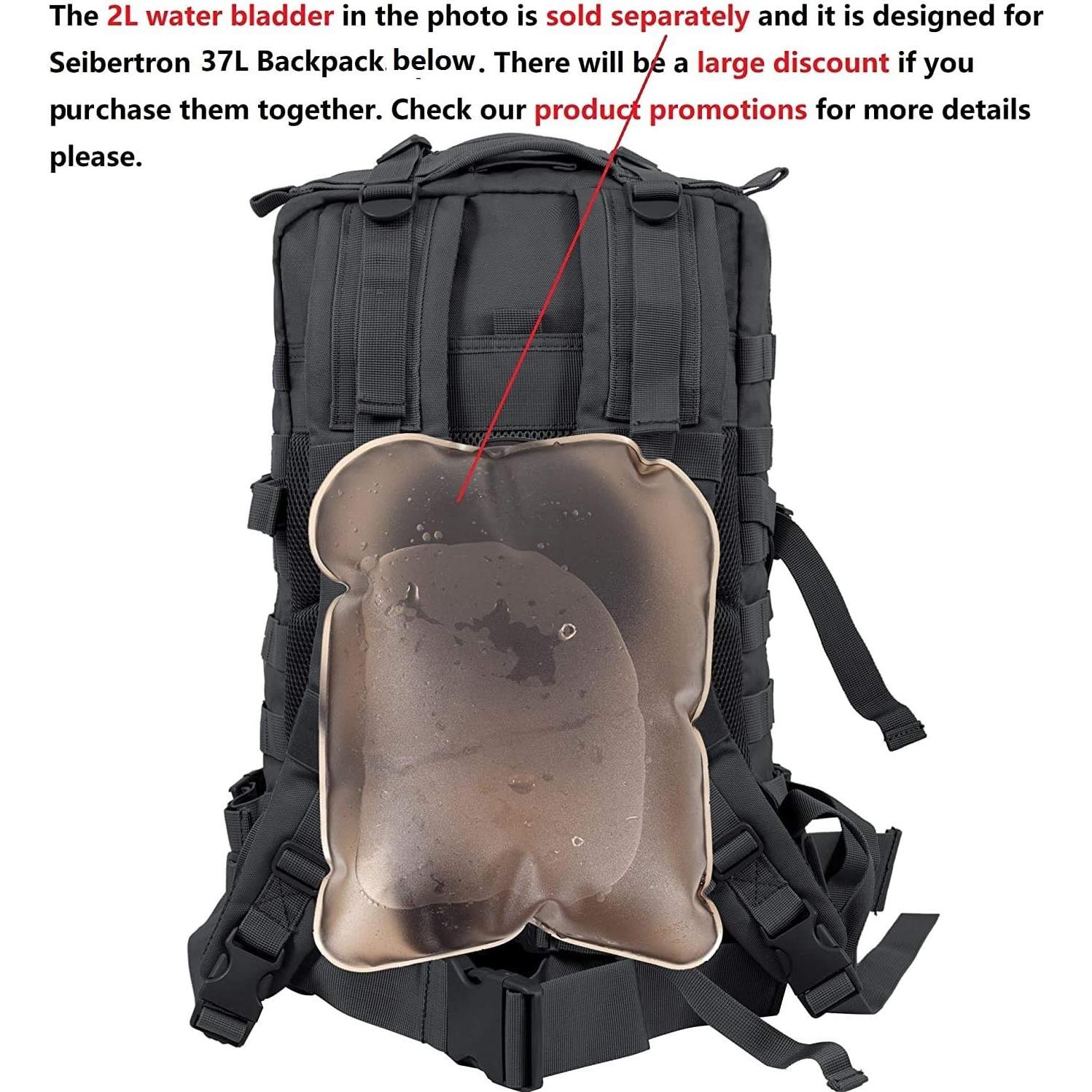 Mochila Seibertron Impermeable para Casco y Equipaje Negro