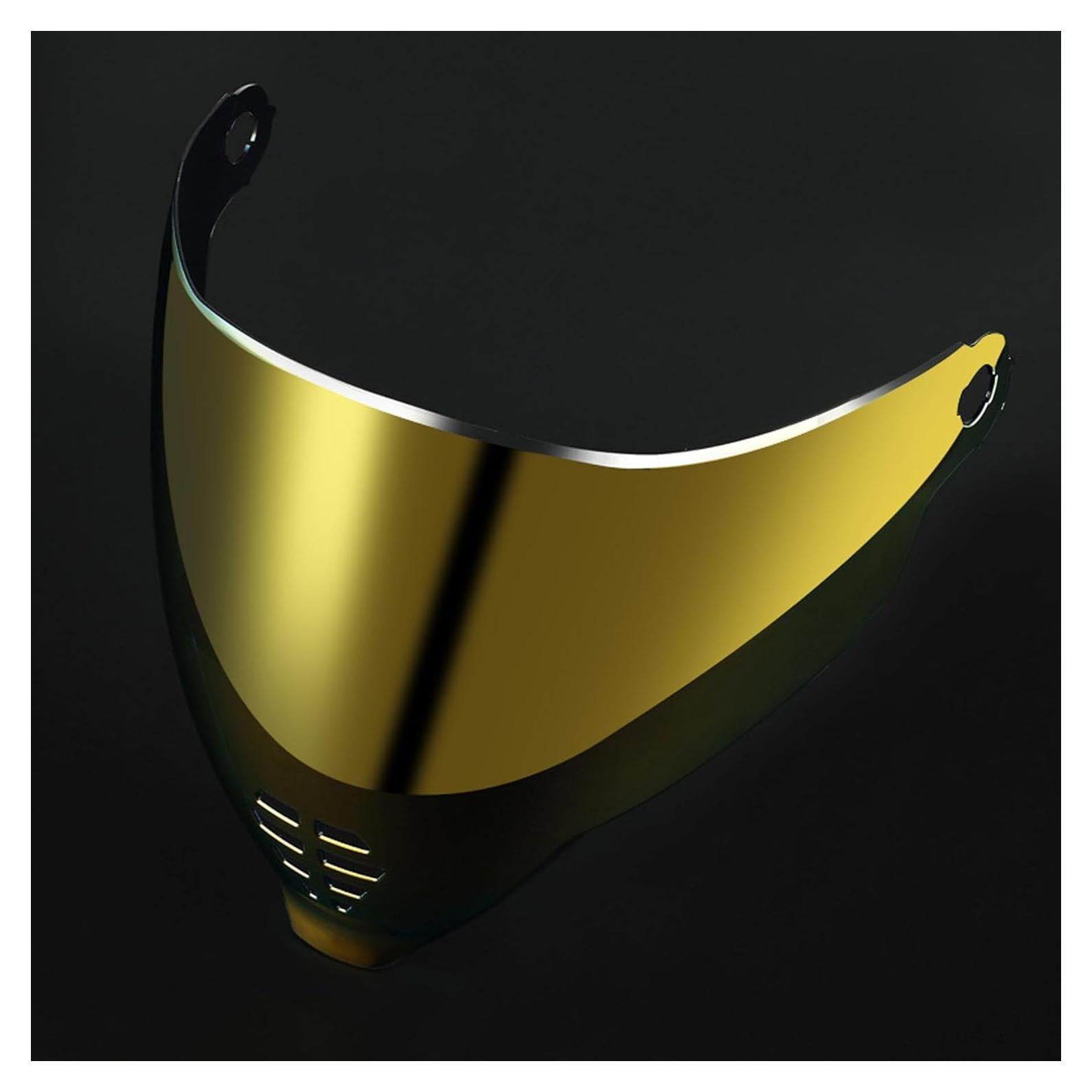 Escudo de Casco de Motocicleta FCKBLSL Airflite Bronce Dorado