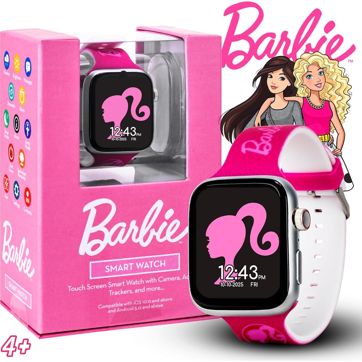 Reloj Inteligente Barbie para Niñas - Pantalla Táctil y Música