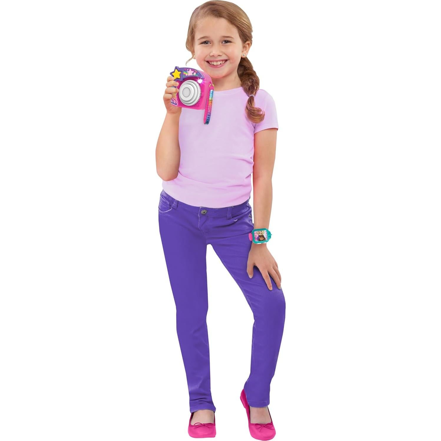 Photo Filter Play Camera and Play Smart Watch Set with Lights and Sounds, Pretend Play, Kids Toys for Ages 3 Up by Just Play