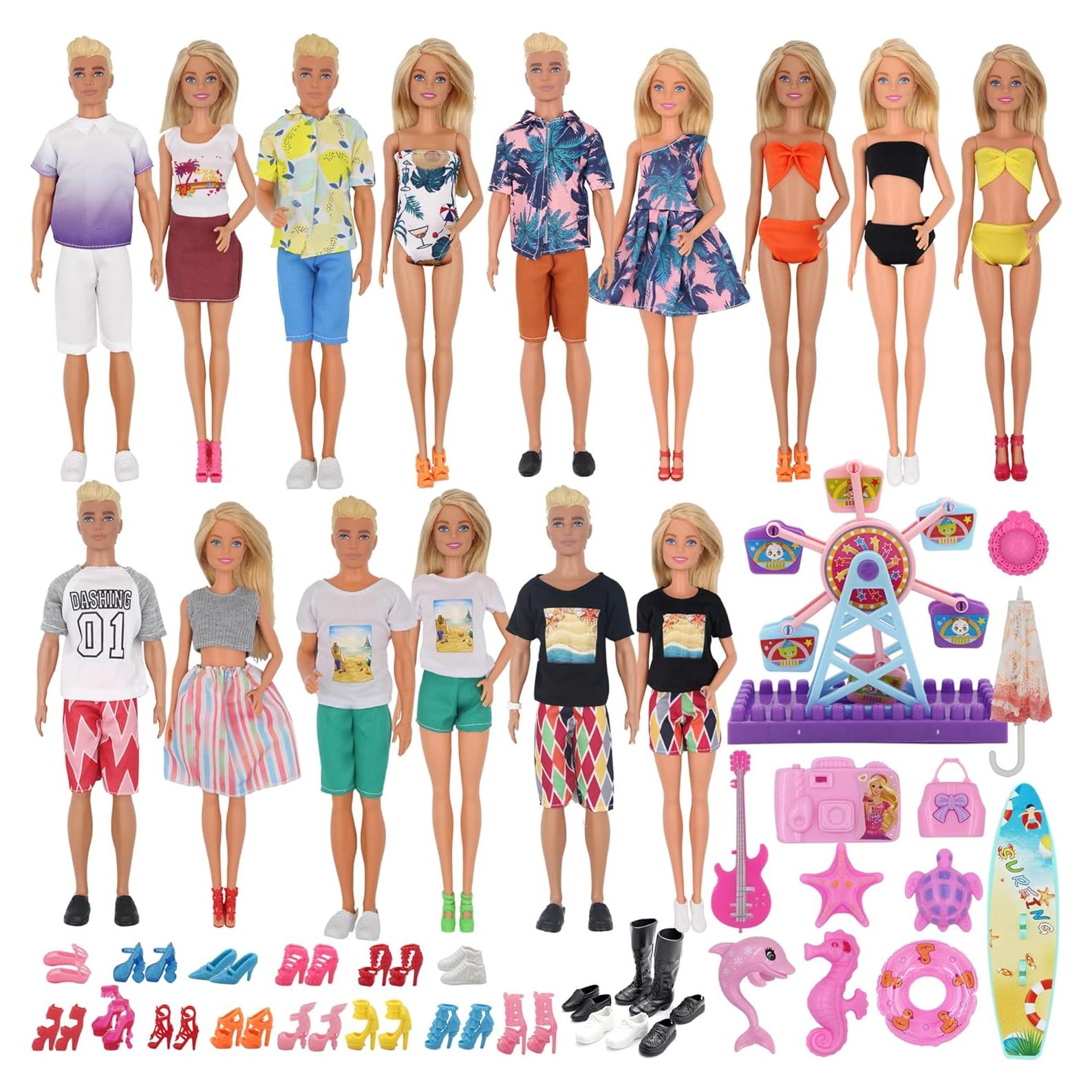 Ropa y Accesorios para Muñecas 78 Pcs EuTengHao