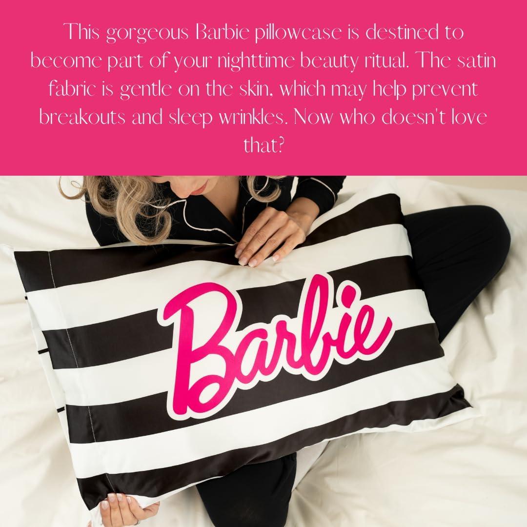 Funda de Almohada Estándar Franco Barbie Satén 50x76 cm