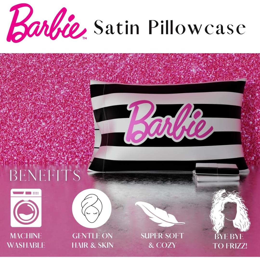 Funda de Almohada Estándar Franco Barbie Satén 50x76 cm
