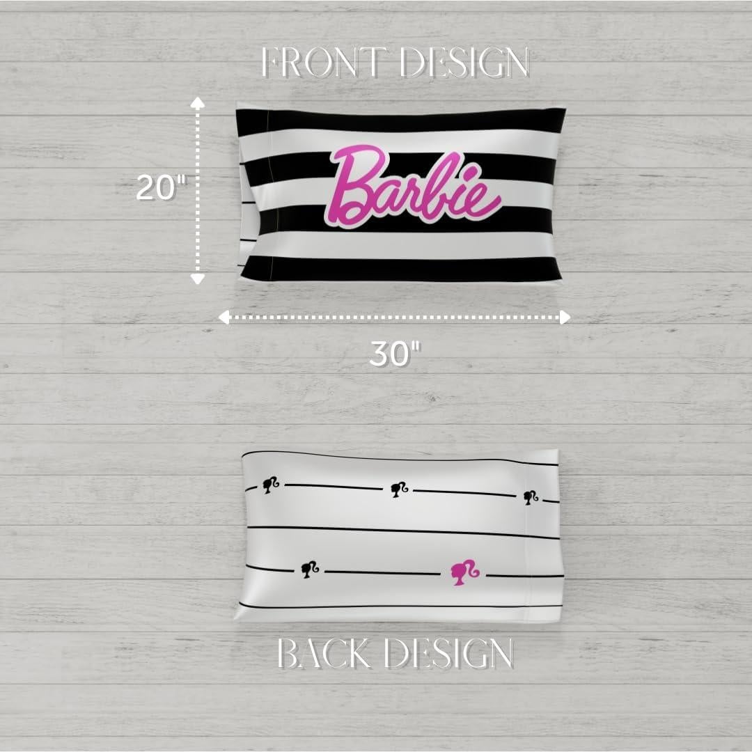 Funda de Almohada Estándar Franco Barbie Satén 50x76 cm