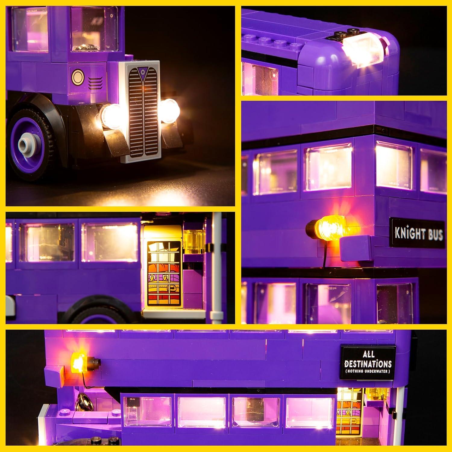 Kit de Luz BOOZUU para LEGO 76446 Autobús Nocturno - Iluminación Creativa