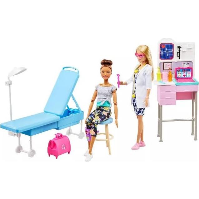 Muñeca Barbie Médica Deluxe 30 cm con Accesorios