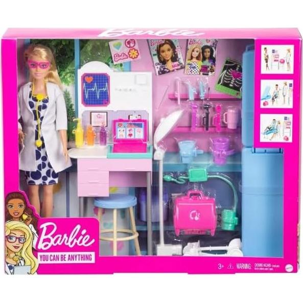 Muñeca Barbie Médica Deluxe 30 cm con Accesorios
