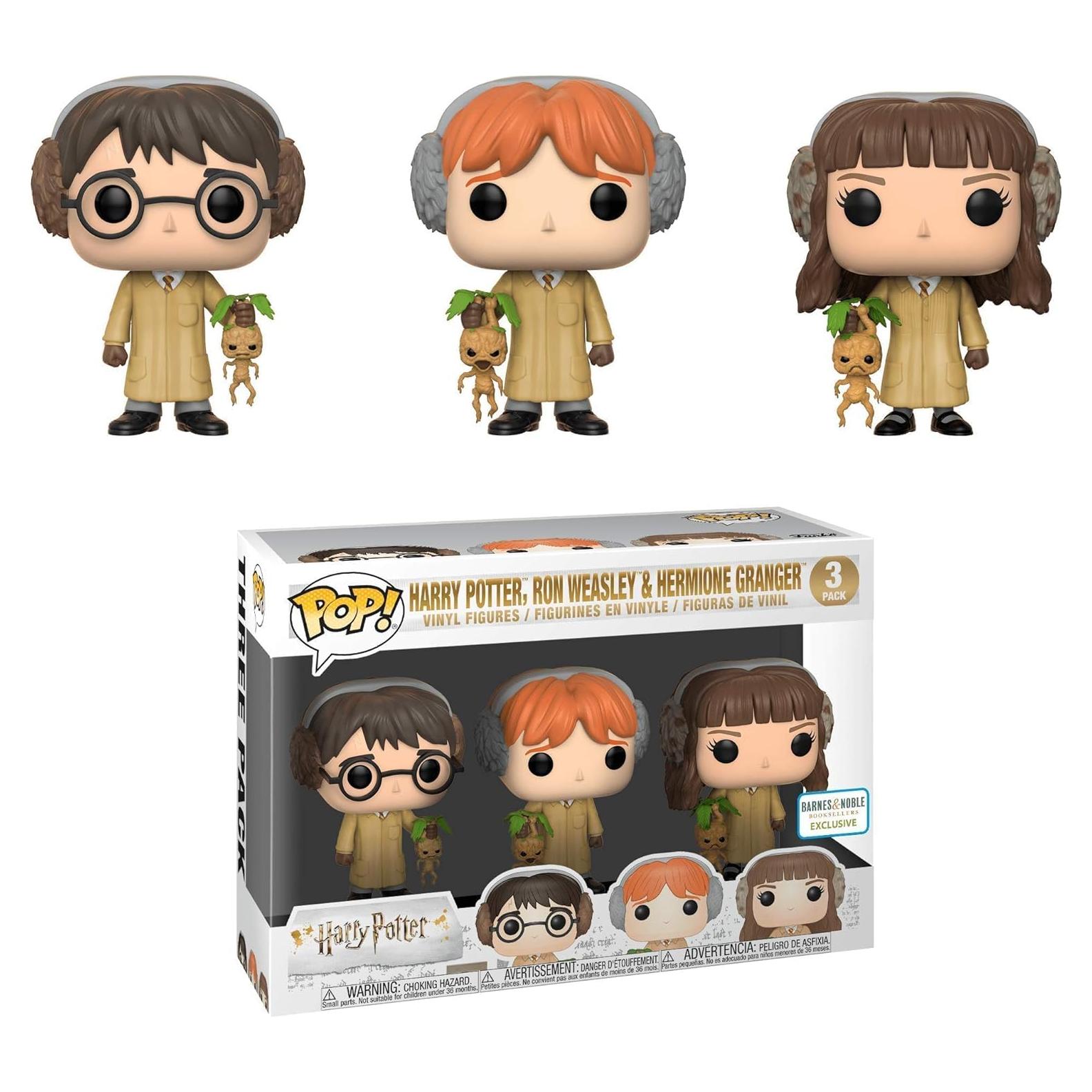 Funko Pop! Harry Potter Paquete 3 Figuras Ron y Hermione