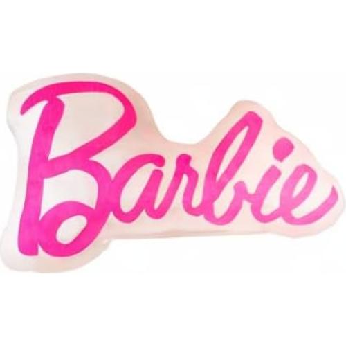 Almohada de Abrazo Barbie Franco 43 cm Logo Rosa Suave