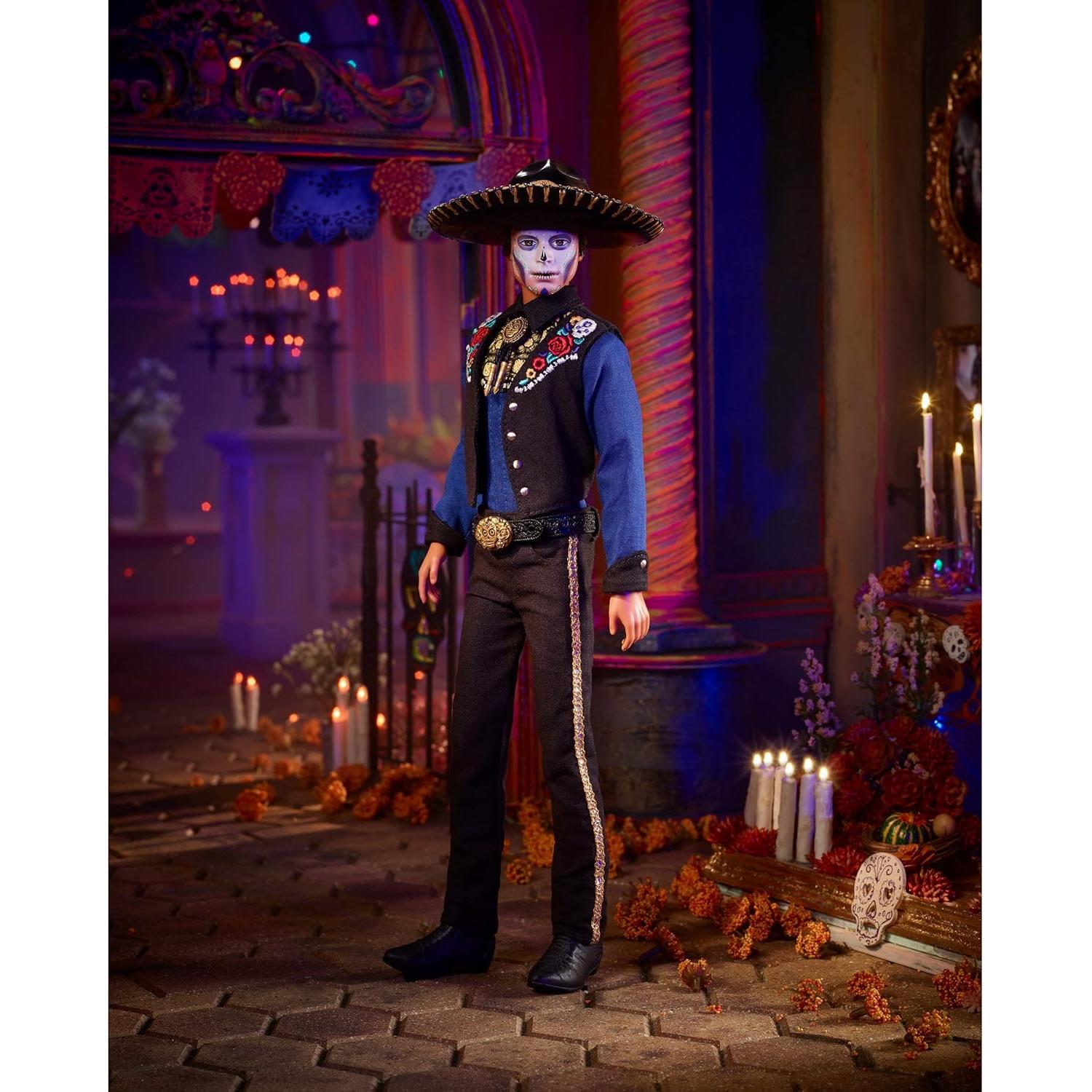Muñeca Ken Barbie Día de Muertos 2022 Coleccionable Mattel