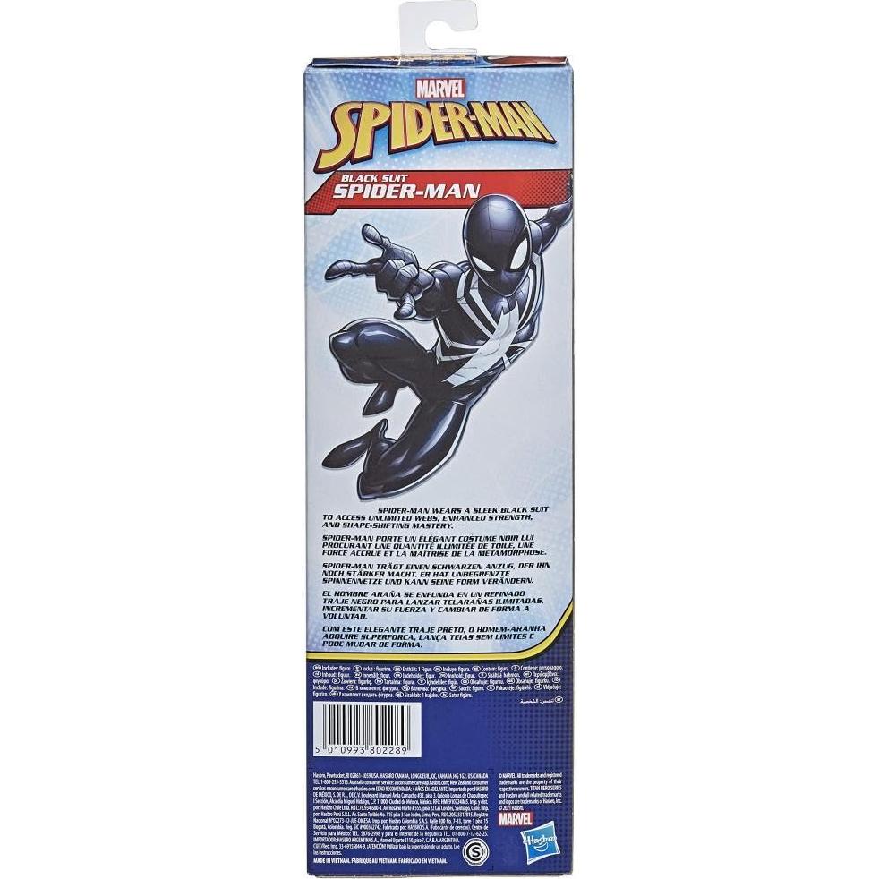 Figura de Acción Spider-Man Traje Negro 30.48 cm Hasbro