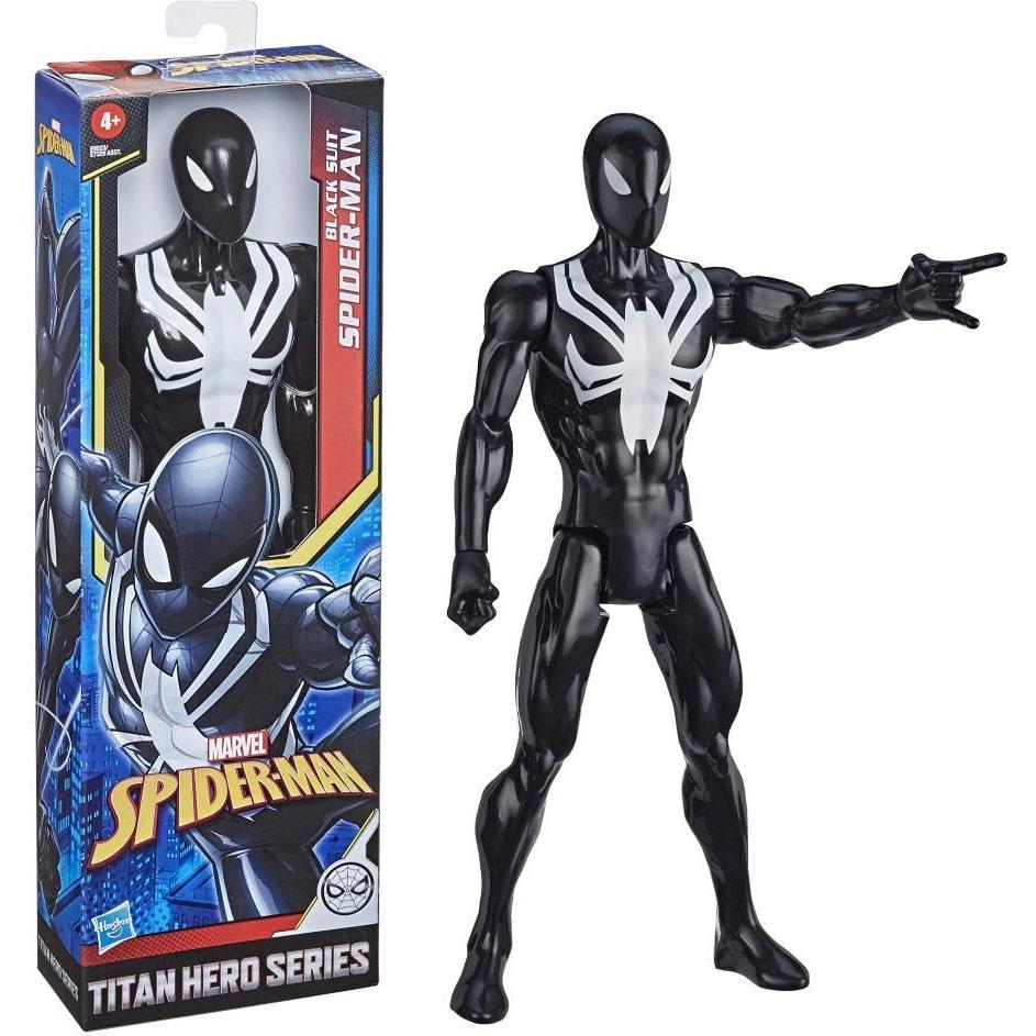 Figura de Acción Spider-Man Traje Negro 30.48 cm Hasbro