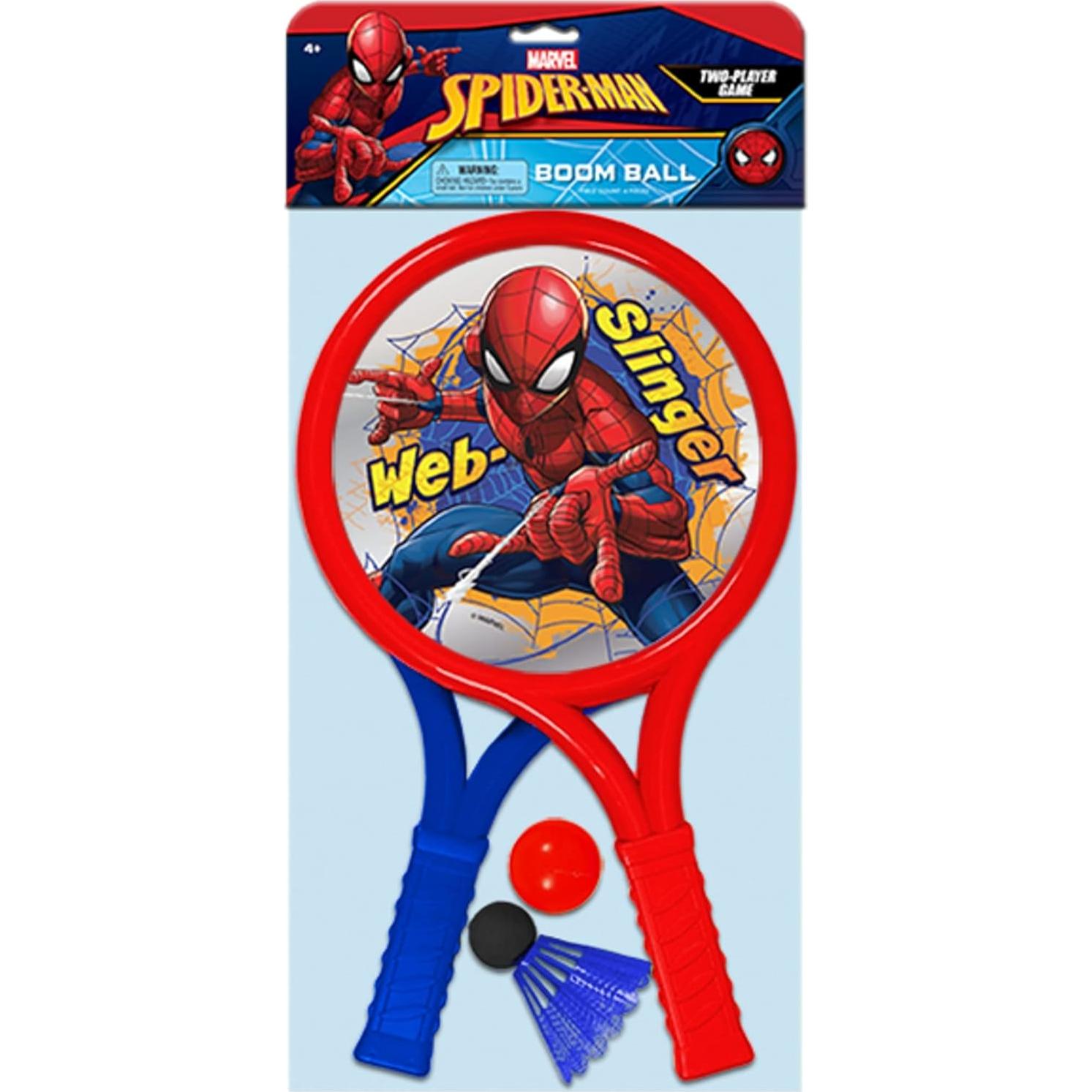 Conjunto de Pelota Racket Marvel Spiderman JA-RU - 2 Rackets