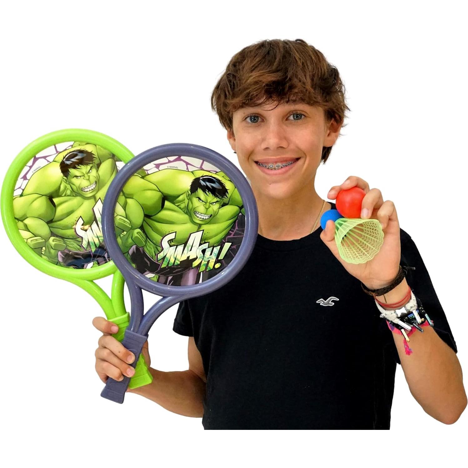 Conjunto de Pelota Racket Marvel Spiderman JA-RU - 2 Rackets