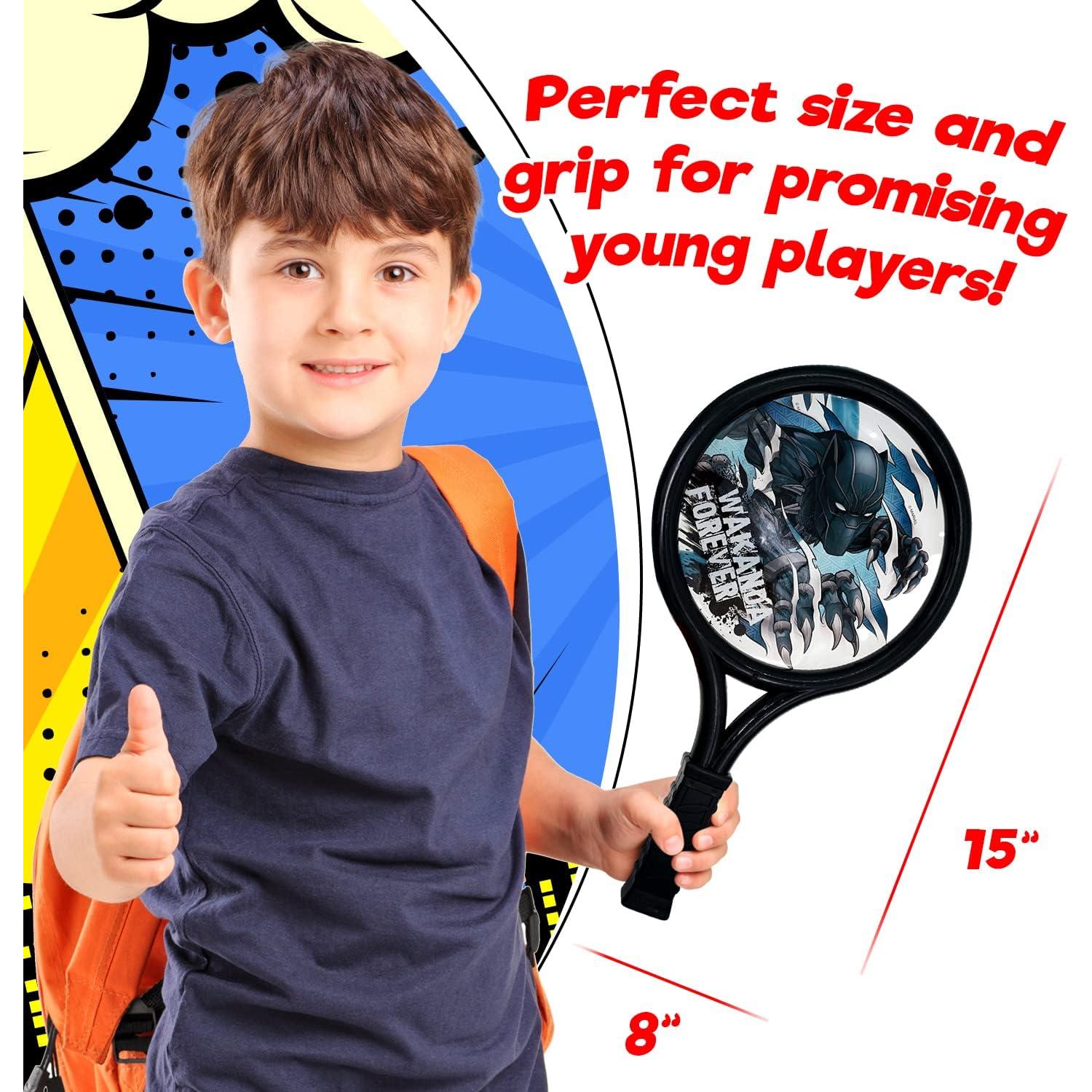 Conjunto de Pelota Racket Marvel Spiderman JA-RU - 2 Rackets