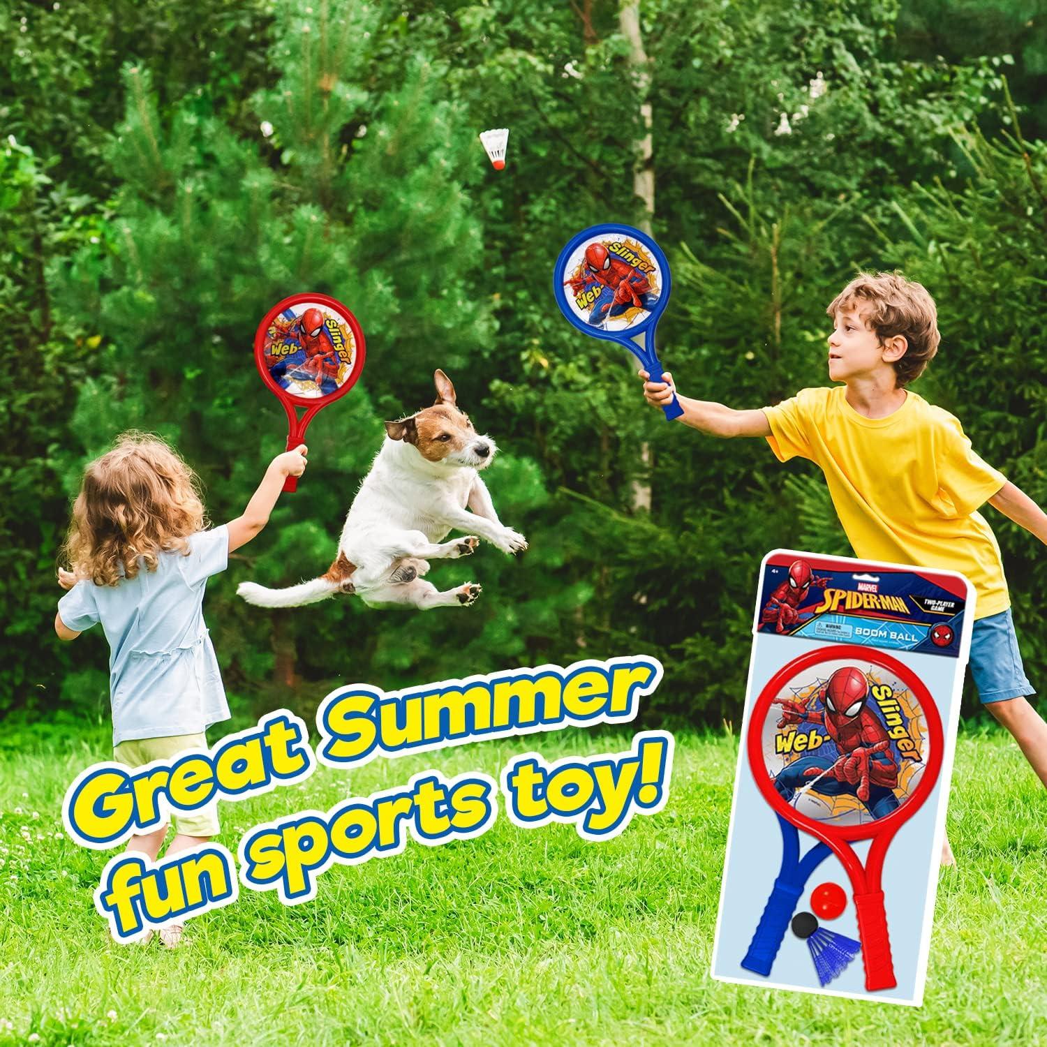 Conjunto de Pelota Racket Marvel Spiderman JA-RU - 2 Rackets