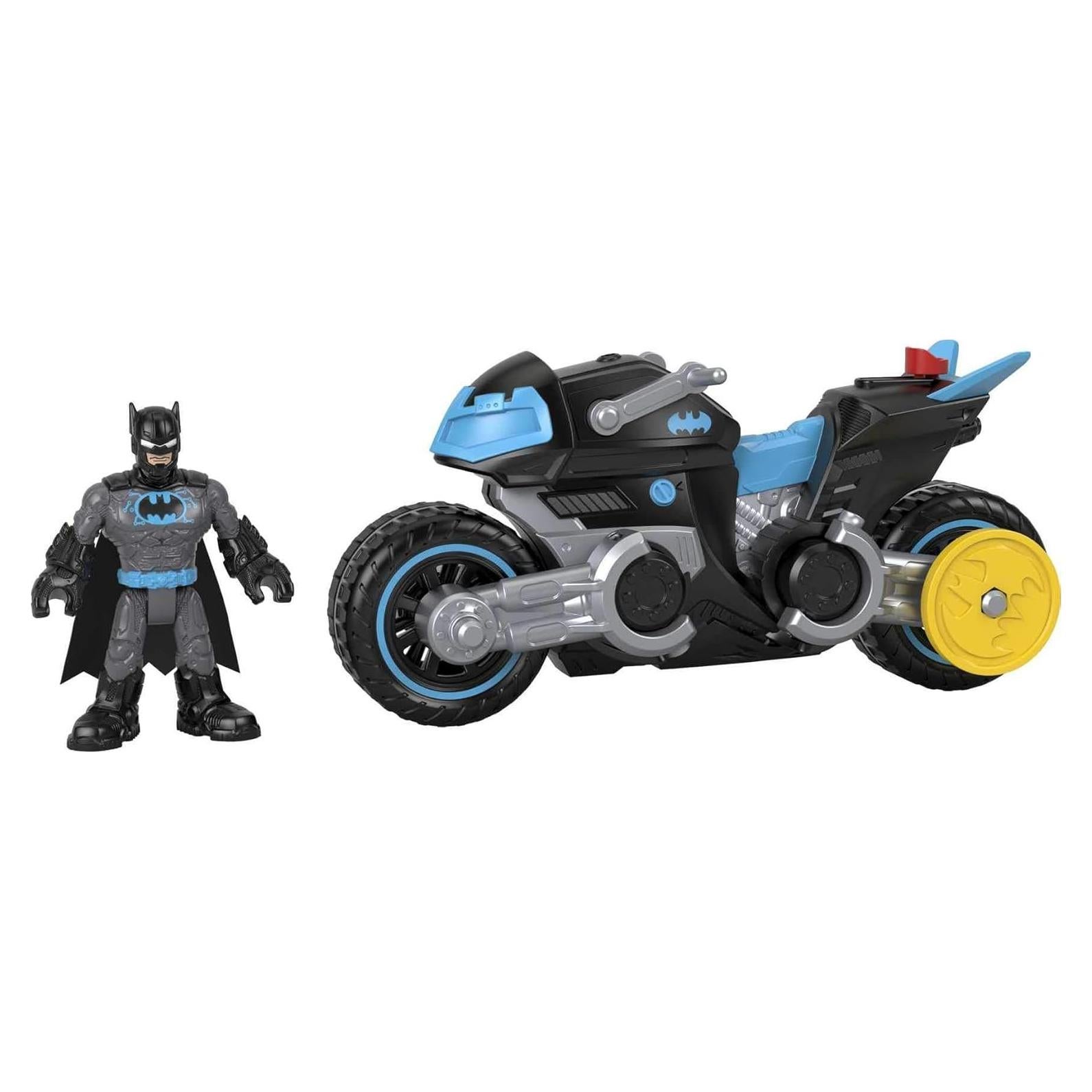 Fisher-Price Juguete Bat-Tech Batcycle con Figura de Batman