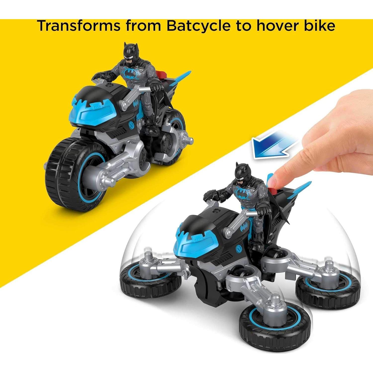 Fisher-Price Juguete Bat-Tech Batcycle con Figura de Batman