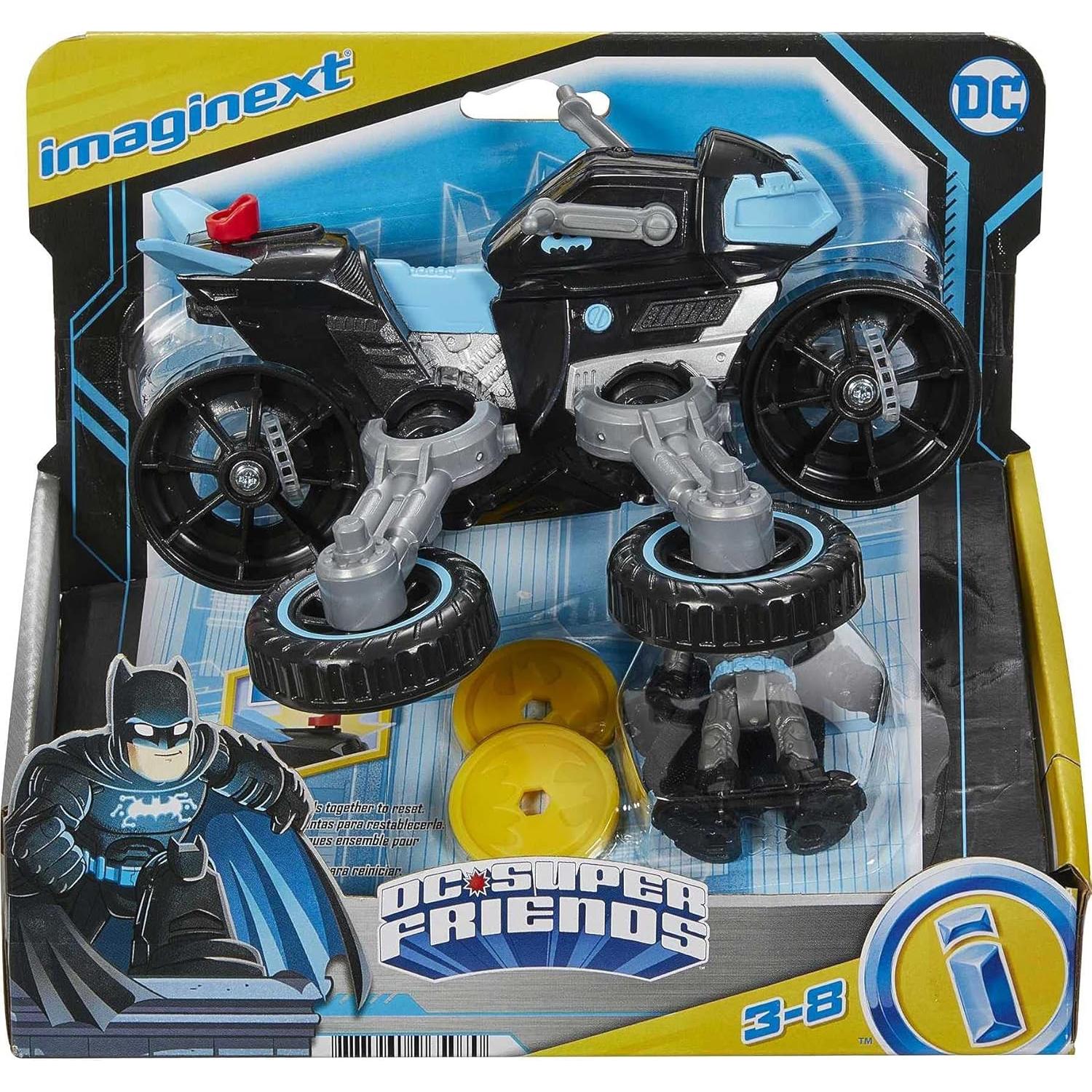Fisher-Price Juguete Bat-Tech Batcycle con Figura de Batman