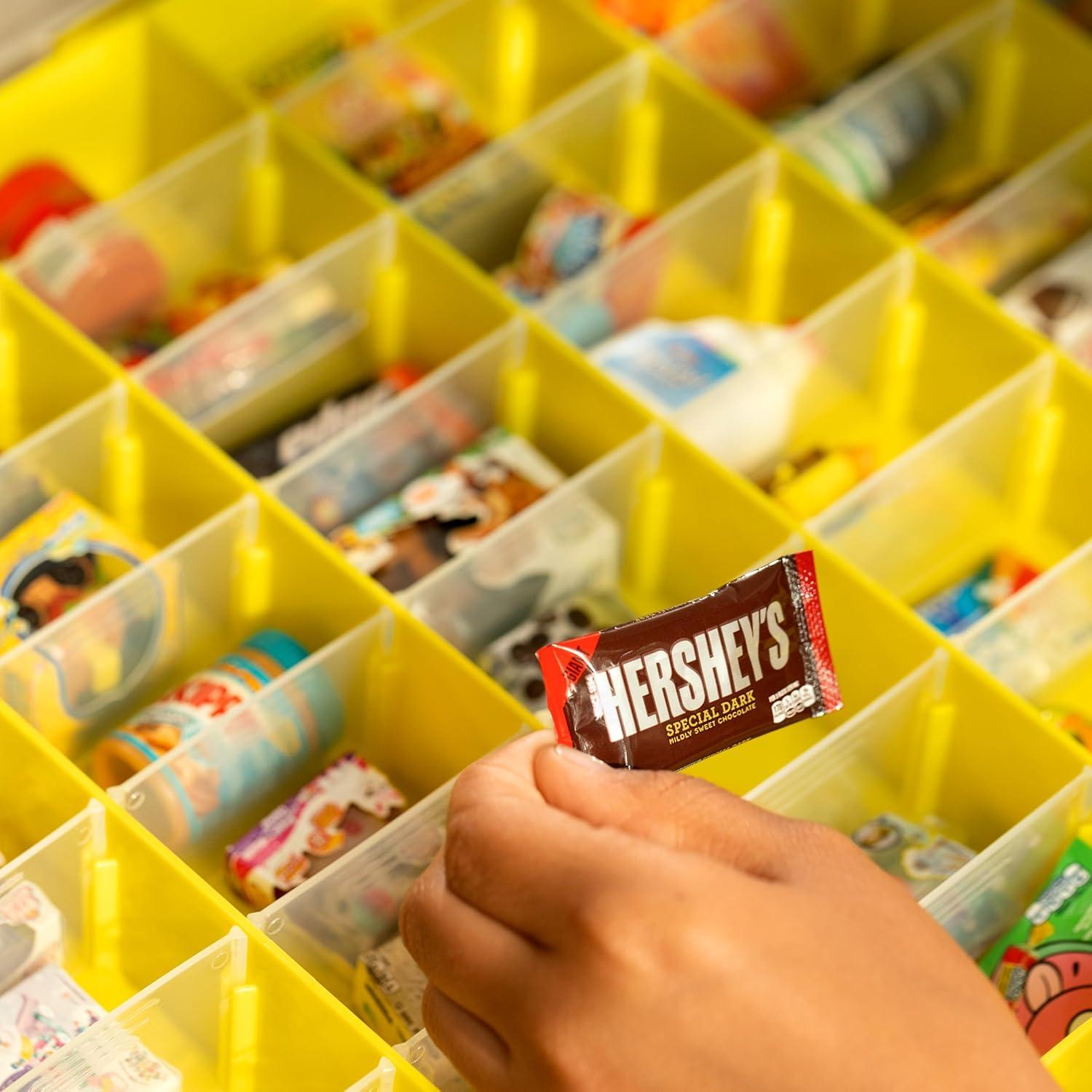 Caja de Almacenamiento MYMOON para Juguetes Miniaturas Amarillo