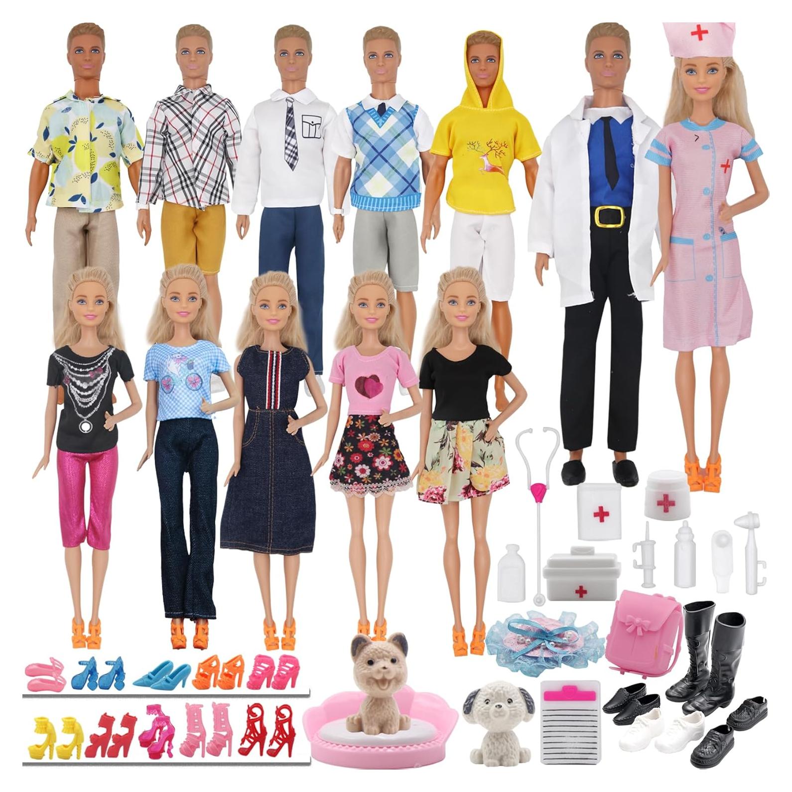 71 Piezas Ropa y Accesorios para Muñecas 30 cm ZTWEDEN