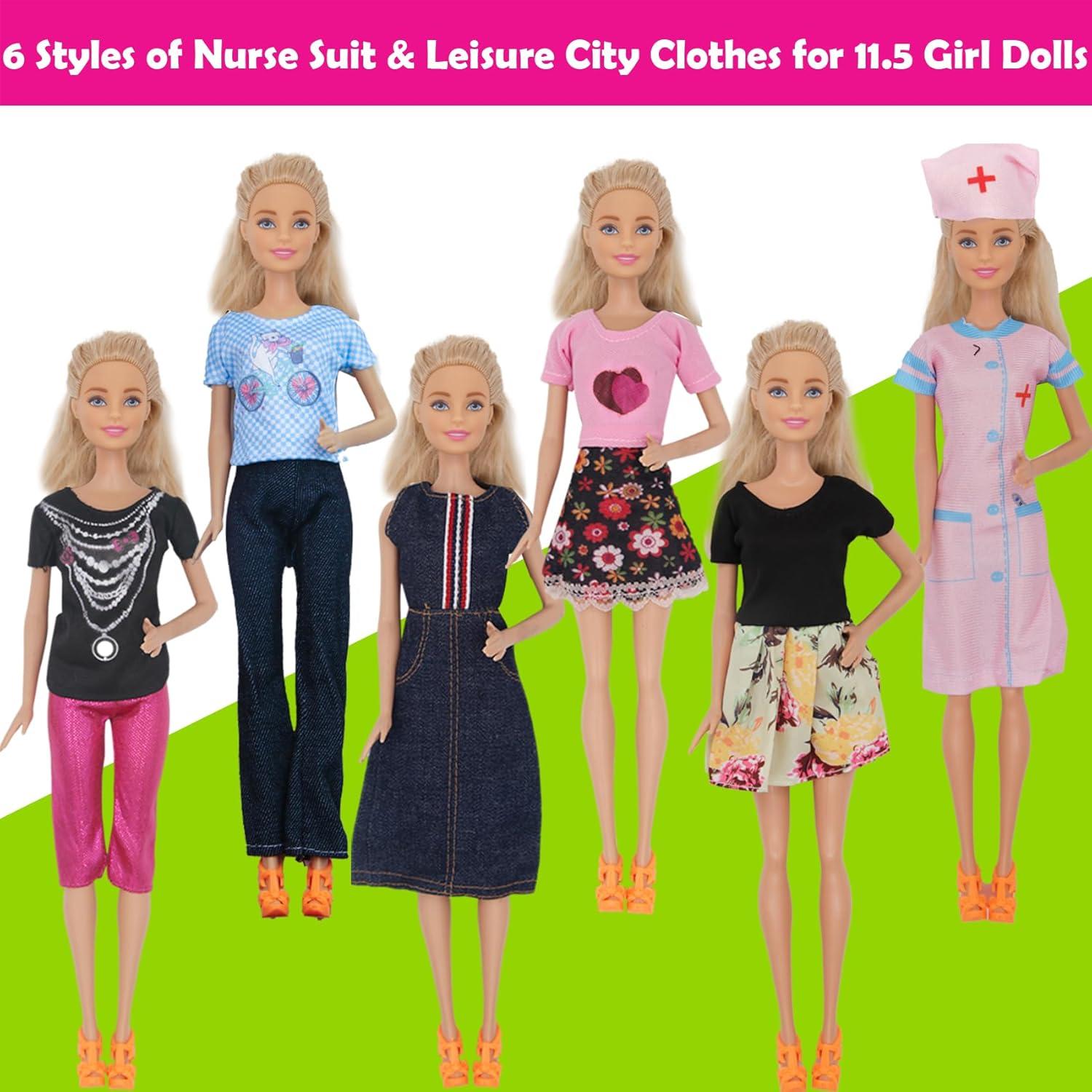 71 Piezas Ropa y Accesorios para Muñecas 30 cm ZTWEDEN