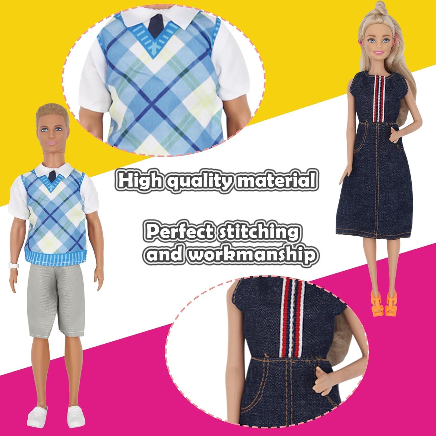 71 Piezas Ropa y Accesorios para Muñecas 30 cm ZTWEDEN