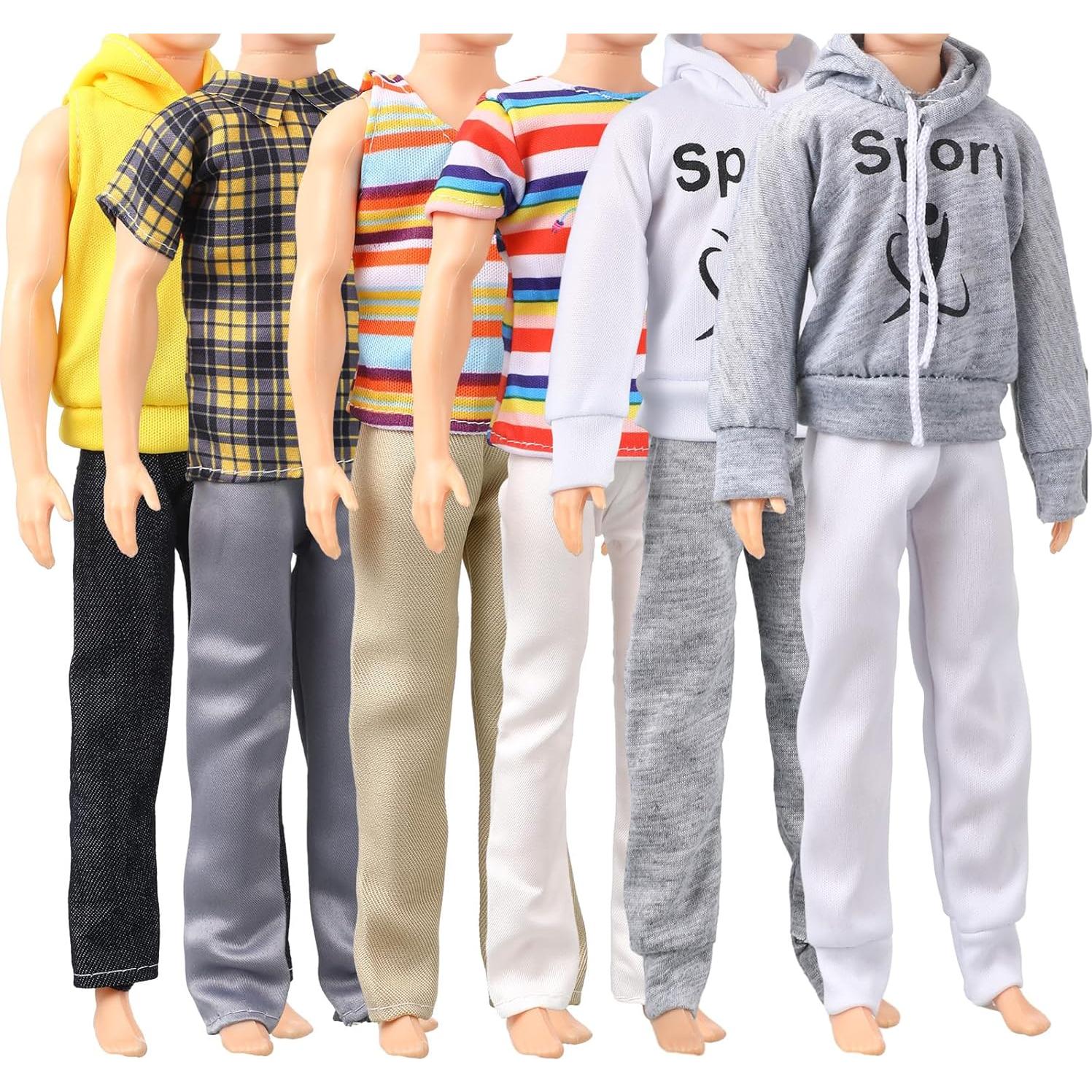 Ropa de Muñeca Bencailor 6 Pcs Pantalones Cortos Playa