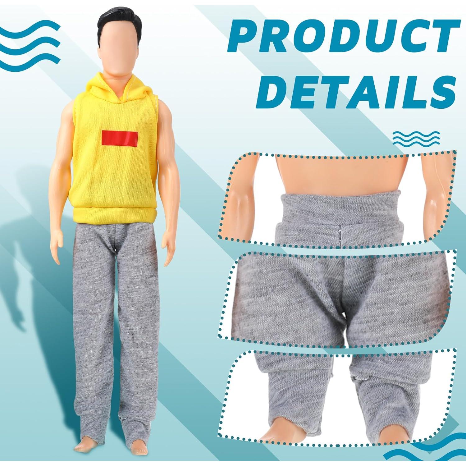 Ropa de Muñeca Bencailor 6 Pcs Pantalones Cortos Playa