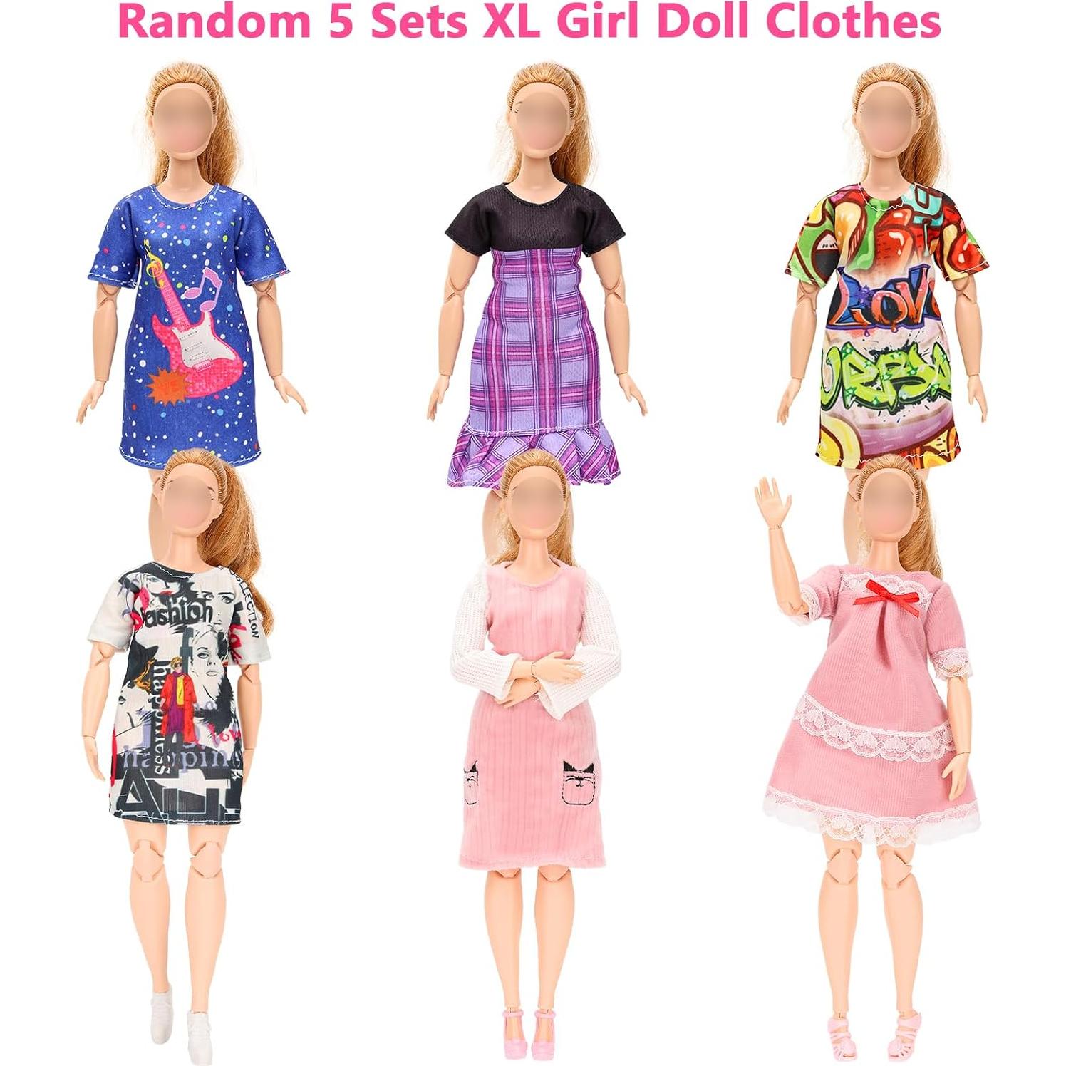 Ropa para muñecas Miunana 5 conjuntos moda 29.21 cm