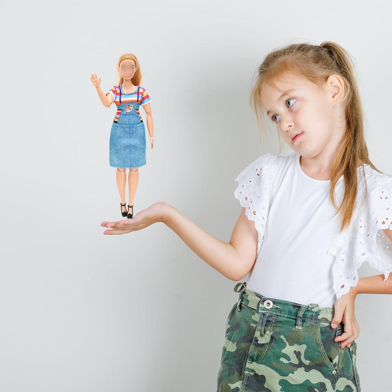 Ropa para muñecas Miunana 5 conjuntos moda 29.21 cm